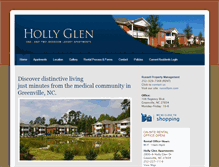 Tablet Screenshot of hollyglengreenville.com